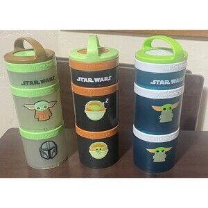 Whiskware Star Wars: The Mandalorian Snacking Containers, 3 Pack Combo